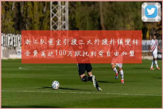 浙江队重金引援三大外援朴镇燮转会费高达100万欧托利奇自由加盟